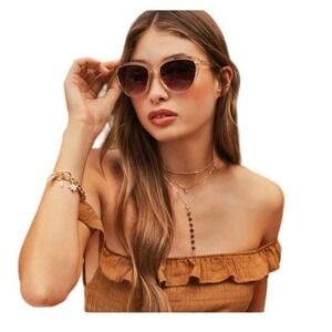 Rachel Zoe‎ Nina Sunglasses Crystal Brown